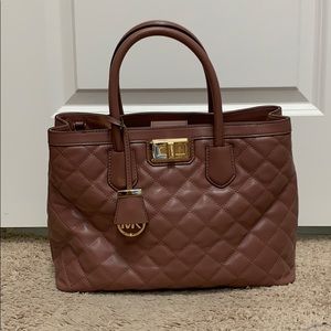 Michael Kors NWOT Purple Quilted Leather Handbag